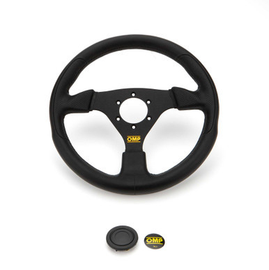 OMP RACING, INC. Racing GP Steering Wheel 3 Spoke 330mm Black OMPOD0-1981-071