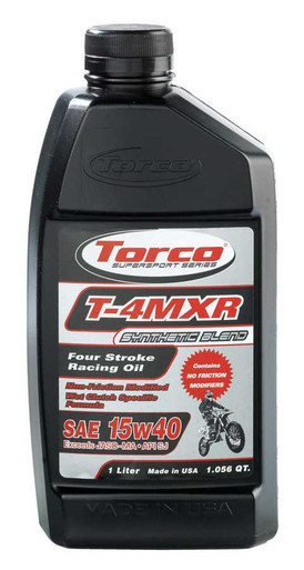 TORCO T-4MXR Four Stroke Racin g Oil 15w40-12x1-Liter TRCT671544C