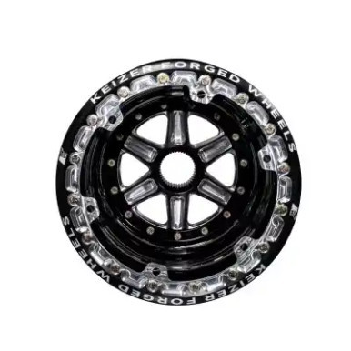KEIZER ALUMINUM WHEELS, INC. Wheel Splined 15x17 Blk Outer Beadlock 5in BS KAW15178SPFBLB