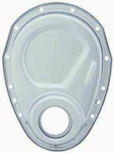 RACING POWER CO-PACKAGED RAW STEEL SB CHEVY TIMI NG CHAIN COVER KIT RPCR4934RAW