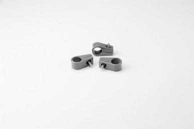 LOKAR T-CLAMP SINGLE PLACE, 13/16" (#10AN), 3 PIECES, GRAY LOK10-820-19