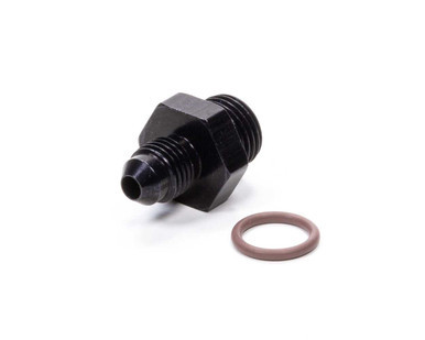 FRAGOLA #4 x 9/16-18 (#6) Radius O-Ring Fitting Black FRG495110-BL
