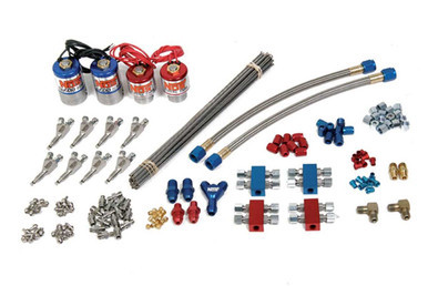 NITROUS OXIDE SYSTEMS Pro Shot Fogger Nitrous Kit w/Super A Nozzles NOS02464
