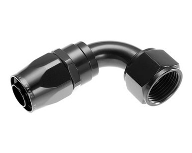 REDHORSE PERFORMANCE 4AN Swivel Hose Ends Black 90 RHP1090-04-2