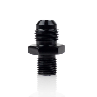COLOR FITTINGS -6AN TO 5/8" - 18 (INVERTED FLARE)  - BLACK COFF2S-06-058-018-BL