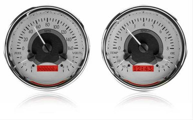 DAKOTA DIGITAL VHX SERIES UNIVERSAL ROUND ANALOG GAUGE KITS DDGVHX-1014-S-W