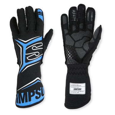 Glove Magnata Large Black / Blue SFI 3.5/5 SIMMGLB