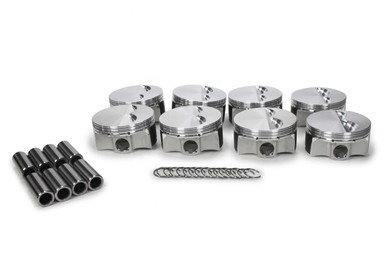 JE PISTONS SBC FLAT TOP PISTON SET 4.030 BORE -5CC