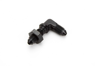 AEROQUIP Alum 90 Deg Bulkhead Union #3 Flare Black AERFCM5799