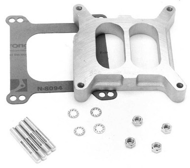 EDELBROCK Carburetor Spacer - 1in Divided EDE8714