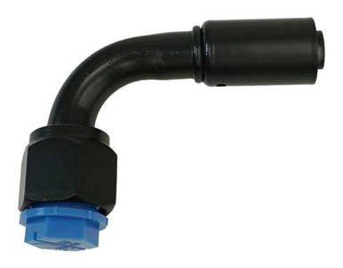 VINTAGE AIR #10 90 DEGREE FEMALE O-RING A/C  HOSE END BLACK VIN359330