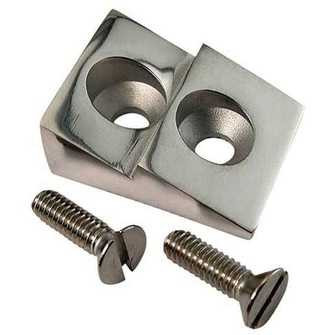 VINTIQUE 1932 3 WINDOW COUPE STAINLESS STEEL DOOR STRIKER PLATE VTQB-702340-SS