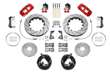 Brake Kit Rear Corvetee C8 Aerolite 4R Drilled WIL140-17009-DR