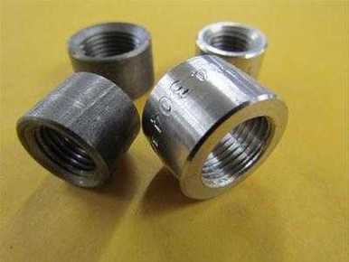 TANK'S 1/4" NPT WELD IN HALF COUPLING - MILD STEEL TNK4NPT-MS