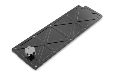 HOLLEY LS Valley Cover w/Oil Fill - Black HLY241-362