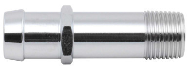 RACING POWER CO-PACKAGED STEEL WATER PUMP FITTING 1/2IN NTP TO 3/4IN BARB RPCR9514