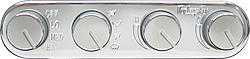 VINTAGE AIR Streamline 4 Knob Control Panel VIN491200-RUA