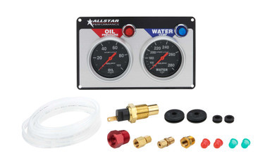 ALLSTAR PERFORMANCE 2 Gauge Panel A/M OP/WT Sport-Comp ALL80110