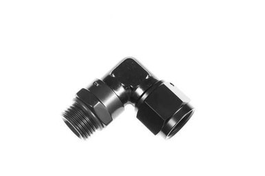 10AN Female to 10AN ORB Male Swivel 90Deg Black RHP8291-10-10-2