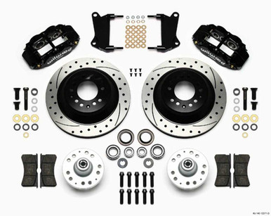 WILWOOD Front Disc Brake Kit Blk 67-72 Camaro Nova 12.88 WIL140-12271-D