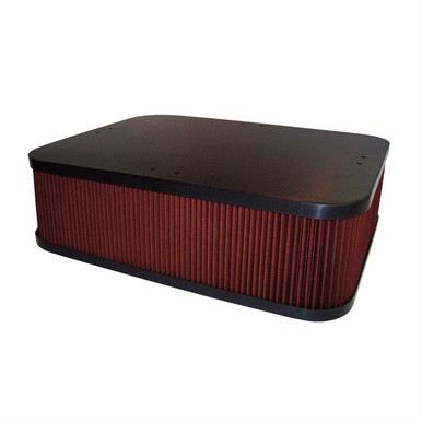 GREEN FILTER Sprint Car Air Box Filter Red Filter 5in GRE4069