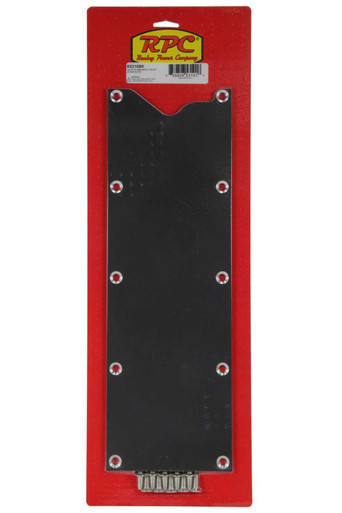 RACING POWER CO-PACKAGED BILLET LS1 VALLEY COVER PLATE BLACK RPCR5310BK