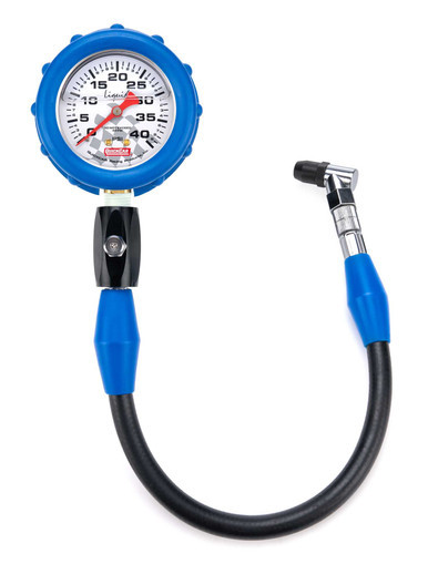 QUICKCAR RACING PRODUCTS Tire Gauge 40 PSI Liquid Filled QRP56-041