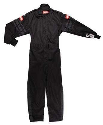 RACEQUIP Black Suit Single Layer Kids XX-Small Black Trim RQP1959990