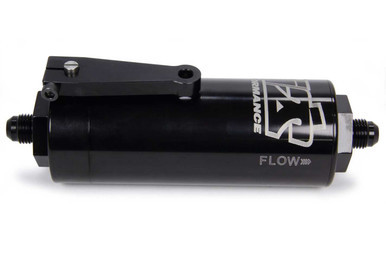 Ti22 PERFORMANCE 6 AN Fuel Filter With Shutoff Black 100 Micron TIP5506