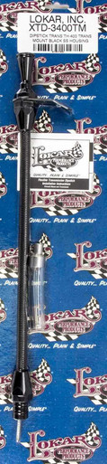 LOKAR Black Dipstick GM TH400 Trans - Trans Mount LOKXTD-3400TM