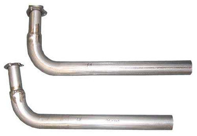 PYPES PERFORMANCE EXHAUST Corvette C3 SBC Ram Horn Downpipes 2.5in PYPDCC10S