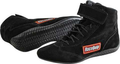 RACEQUIP Shoe Mid-Top Black Size 12  SFI RQP30300120