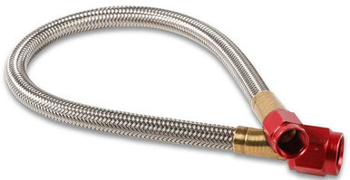 NITROUS OXIDE SYSTEMS 12in. Nitrous Hose -4an/-3an- Red Ends NOS15341