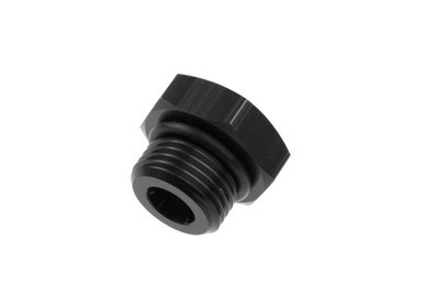 REDHORSE PERFORMANCE 10AN/JIC Straight O-Ring Port Plug Black RHP814-10-2