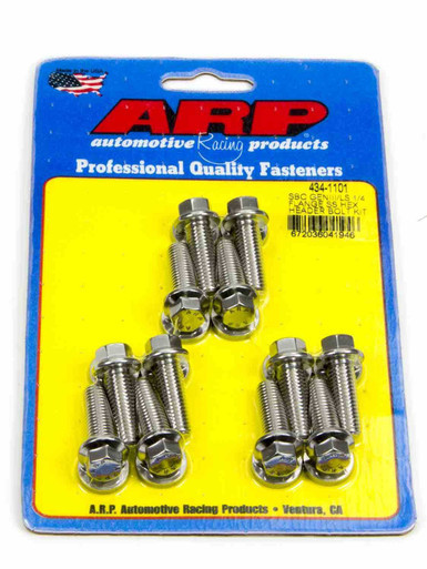 ARP S/S Header Bolt Kit - 6pt. GM LS  ARP434-1101