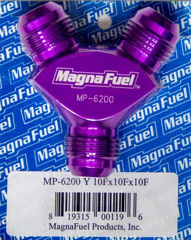 MAGNAFUEL/MAGNAFLOW FUEL SYSTEMS Y-Fitting - 3 #10an Male MRFMP-6200
