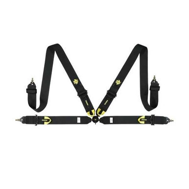 Corsa Harness 4 Point 3x3 Black Clip in  Cam MOMM040303BK