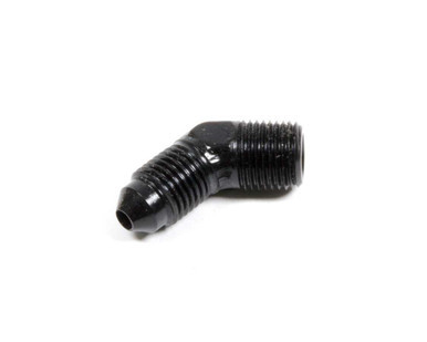AEROQUIP 45 Deg Alum #3 Flare 1/8 in Black AERFCM5020