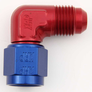 XRP-XTREME RACING PROD. #6 90 Deg Fem Swivel to Male Flr Forged Fitting XRP900506