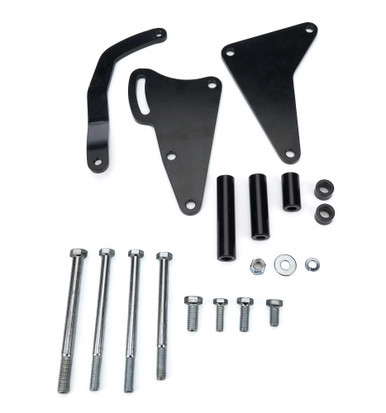 Alternator Bracket BBC Long Water Pump Black TFS7670B