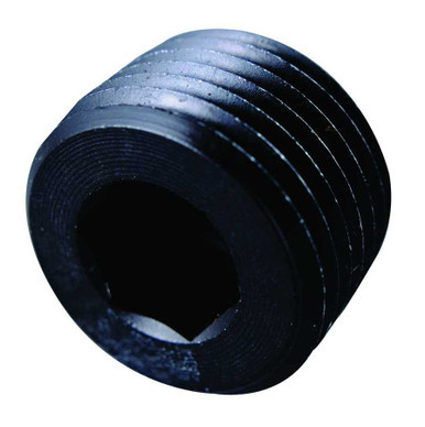 FRAGOLA 1/2 MPT Allen Pipe Black  FRG493205-BL