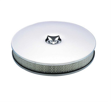 MR. GASKET 14in Chrome Air Cleaner MRG4338
