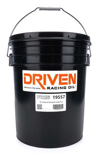 DRIVEN RACING OIL GP-1 Conventional Break- In Oil 20w50 5 Gallon JGP19557