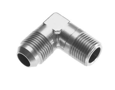 REDHORSE PERFORMANCE 8AN 90Deg Male Adapter to 1/2in NPT Male Clear RHP822-08-08-5