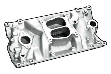 PROFESSIONAL PRODUCTS SBC Power+Plus PS Vortec Manifold - Satin PRP52007
