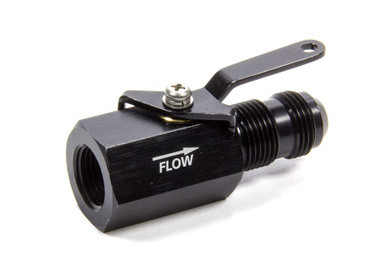 FRAGOLA #10 Shut off Valve Black Female Inlet/Male Outlet FRG961010-BL