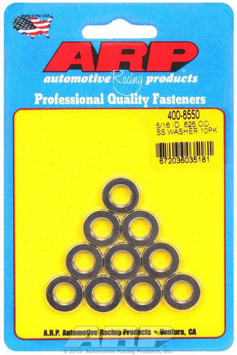 ARP S/S Flat Washers - 5/16 ID x .625 OD (10)  ARP400-8550
