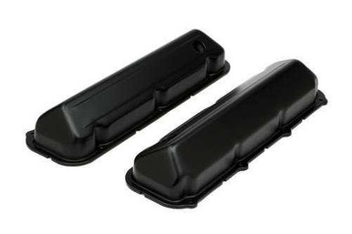 TRANS-DAPT 68-88 Ford 429-460 Valve Covers Black Baffled TRA8732