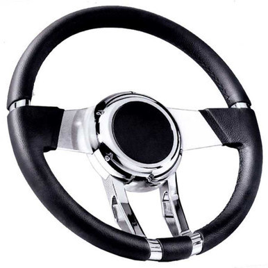 WaterFall Steering Wheel Black FLAFR20150