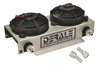 DERALE Remote Oil Cooler -6AN w/ Fan DER13740